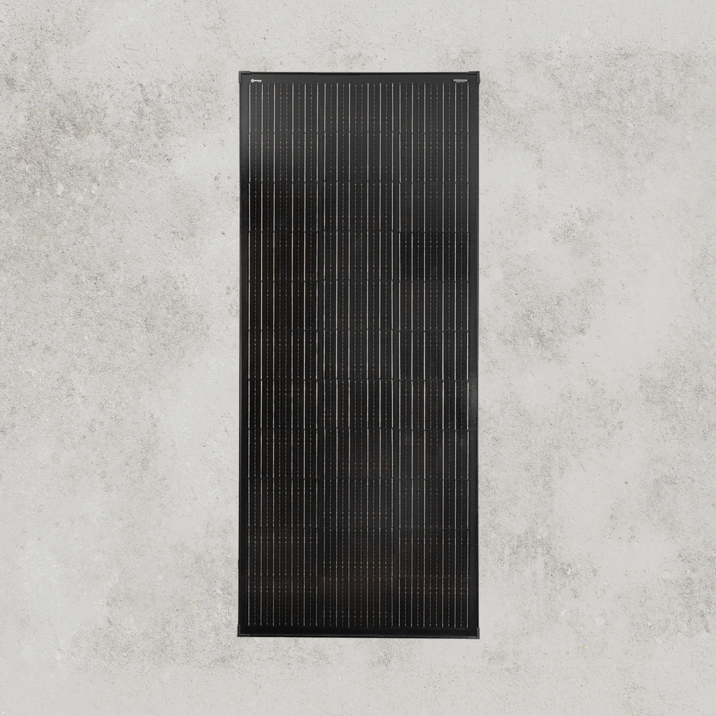 200W 12V Slimline Black Glass Solar Panel (20mm Frame)