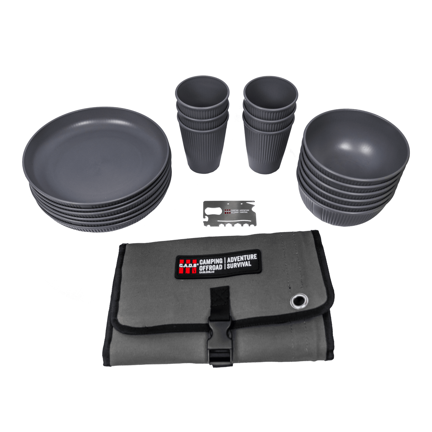 CAOS Camp Cutlery & Tableware (6 person)