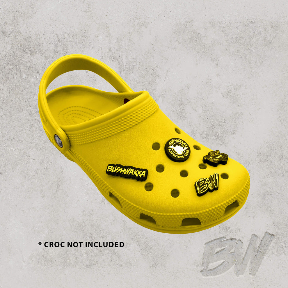 Croc Jibbitz 4-Pack for $15 – Bushwakka Adventure Gear