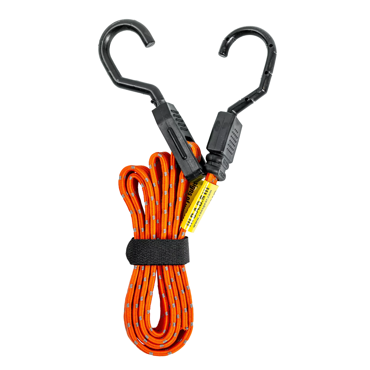 4 Pack CAOS Flat Adjustable 1.2m Bungee Cords