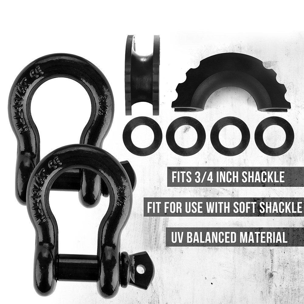 CAOS 2pcs Shackle Protector and 4 Isolators